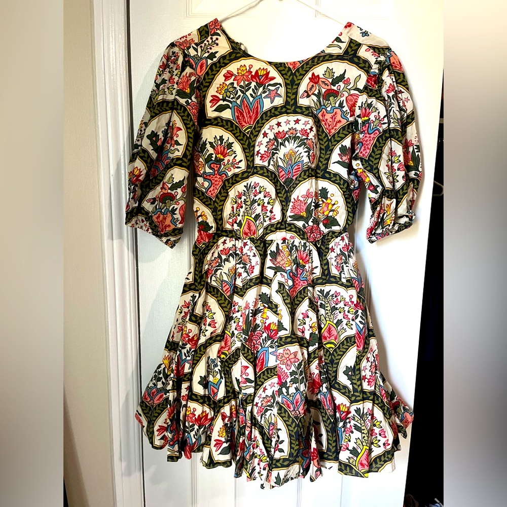 Rhode Molly Lace-up back Mini Dress